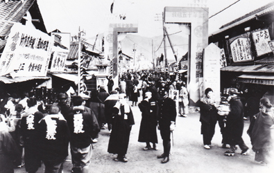 昭和11年1月26日（1936年）　天理教教祖50年祭の賑わい